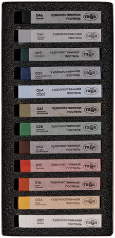 Пастель сухая художественная ГАММА "Старый Мастер. Пейзаж", 12 цветов, квадратное сечение, 2309193