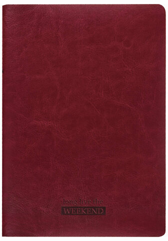 Тетрадь 60 л. в клетку обложка гладкий кожзам, сшивка, B5 (179х250мм), БОРДОВЫЙ, BRAUBERG VIVA, 403899