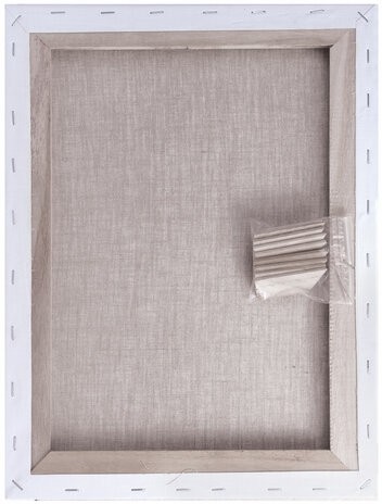 Холст на подрамнике BRAUBERG ART PREMIERE, 30х40см, грунтованный, 100% лен, среднее зерно, 190639