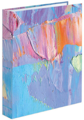 Тетрадь на кольцах А5 175х215 мм, 120 л., твердый картон, с разделителями, BRAUBERG, &quot;Blur&quot;, 404087