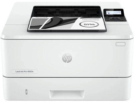 Принтер лазерный HP LaserJet Pro 4003n, А4, 40 стр./мин., 80000 стр./мес., сетевая карта, 2Z611A