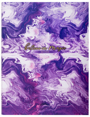 Тетрадь на кольцах А5 165х215 мм, 120 листов, твердый картон, клетка, BRAUBERG, "Blur", 404714