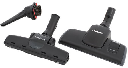 Пылесос SAMSUNG VC24LVNJGBB/EV, с пылесборником, 2400 Вт, мощность всасывания 440 Вт, черный