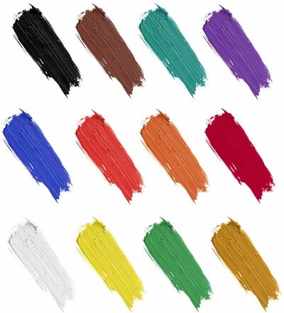 Гуашь ЮНЛАНДИЯ "ШКОЛЬНАЯ", 12 цветов по 17,5 мл, 192384