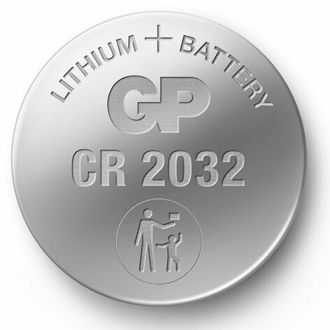 Батарейки КОМПЛЕКТ 20 шт., GP Lithium, CR2032, литиевые, блистер, CR2032-2CRU20