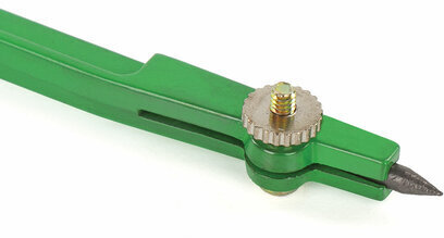 Готовальня BRAUBERG "Klasse", 2 предмета: циркуль 110 мм с подстраиваемой иглой, грифель, блистер, 210319