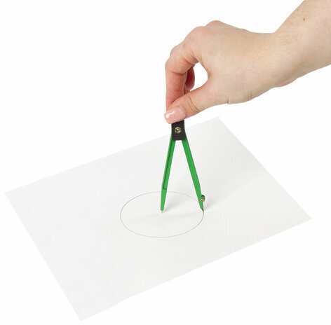 Готовальня BRAUBERG "Klasse", 2 предмета: циркуль 110 мм с подстраиваемой иглой, грифель, блистер, 210319