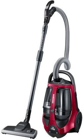 Пылесос SAMSUNG VCC885FH3P/XEV с контейнером &quot;циклон&quot;, 2200 Вт, мощность всасывания 430 Вт, красный