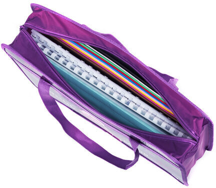 Папка на молнии с ручками BRAUBERG А4, 1 отделение, пластик, 80 мм, "Dream cat", 270868