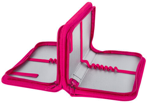 Пенал ПИФАГОР, 2 отделения, ламинированный картон, 19х11 см, "Positive Kitty", 271534