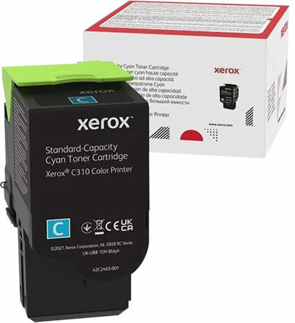 Картридж лазерный XEROX (006R04361) C310/C315, голубой, ресурс 2000 стр., ОРИГИНАЛЬНЫЙ
