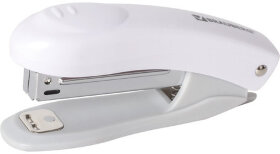 Степлер №10 BRAUBERG &quot;Original&quot;, до 12 листов, с антистеплером, белый, 227769