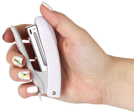 Степлер №10 BRAUBERG "Original", до 12 листов, с антистеплером, белый, 227769