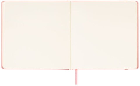 Скетчбук, слоновая кость 140 г/м2 200х200 мм, 80 л., КОЖЗАМ, резинка, BRAUBERG ART CLASSIC, пастель розовый, 116880