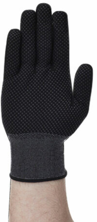 Перчатки НЕЙЛОНОВЫЕ с ПВХ микроточка, КОМПЛЕКТ 100 ПАР, 15 класс, 24-26 г, размер 10, LAIMA, 608676