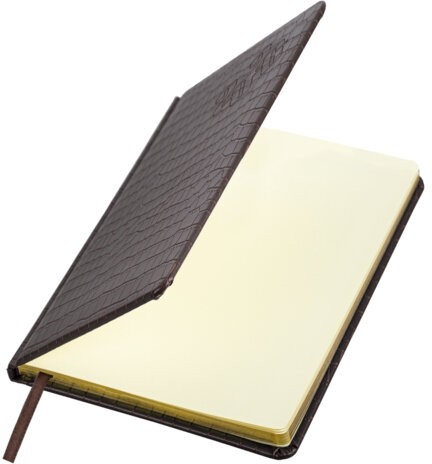 Еженедельник датированный 2026 А5 145х215 мм, BRAUBERG "Comodo", под кожу, темно-коричневый, 117166