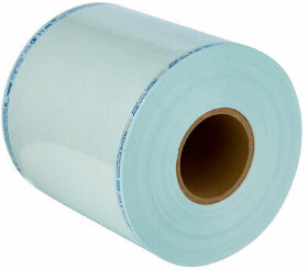Рулон комбинированный плоский 200 мм х 200 м EUROTYPE, для ПАРОВОЙ/ГАЗОВОЙ стерилизации