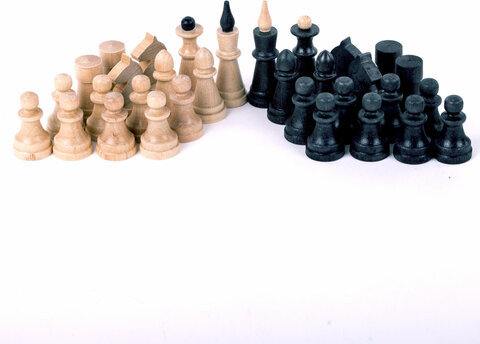 Шахматы классические обиходные, деревянные, лакированные, доска 29х29 см, ЗОЛОТАЯ СКАЗКА, 664669