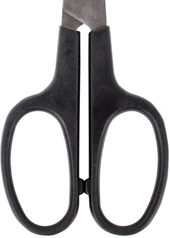 Ножницы BRAUBERG "Standard" 160 мм, черные, классической формы, 2-х сторонняя заточка, 237095