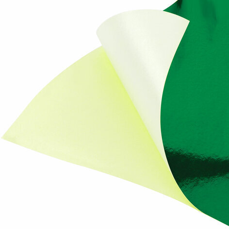 Цветная бумага А4 ЗЕРКАЛЬНАЯ САМОКЛЕЯЩАЯСЯ, 7 листов 7 цветов, 80 г/м2, BRAUBERG, 124723