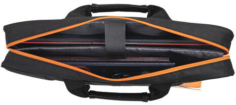 Сумка-портфель BRAUBERG "Office" с отделением для ноутбука 17,3", черная, 44х34х6 см, 270826