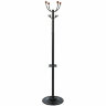 Вешалка-стойка "Квартет-З", 1,79 м, основание 40 см, 4 крючка + место для зонтов, металл, черная