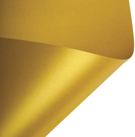 Бумага (картон) для творчества (1 лист) SADIPAL "Sirio" А2+ (500х650 мм), 225 г/м2, золотая фольга, 20261