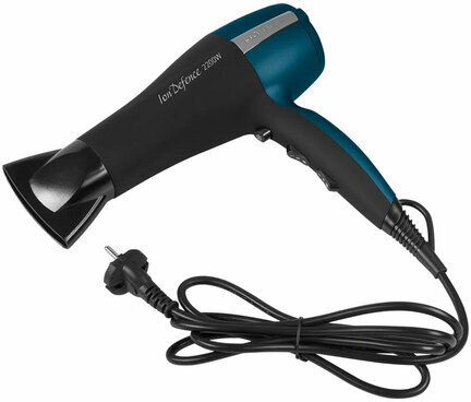 Фен POLARIS PHD 2245Ti, 2200 Вт, 2 скорости, 3 температурных режима, ионизация, морская волна, 07862