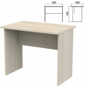 Стол письменный "Арго", 900х600х760 мм, ясень шимо