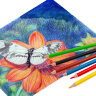 Карандаши цветные акварельные BRAUBERG PREMIUM AQUARELLE, 6 цветов, грифель мягкий 4 мм, 181670.