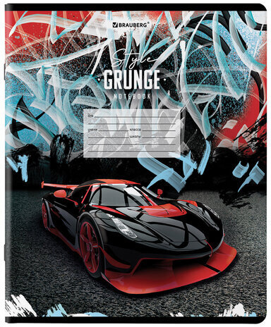 Тетради 18 л. КОМПЛЕКТ 10 шт. BRAUBERG, клетка, обложка картон, DRIVE, 106669