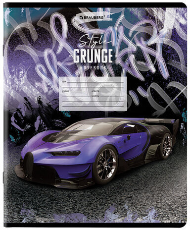 Тетради 18 л. КОМПЛЕКТ 10 шт. BRAUBERG, клетка, обложка картон, DRIVE, 106669