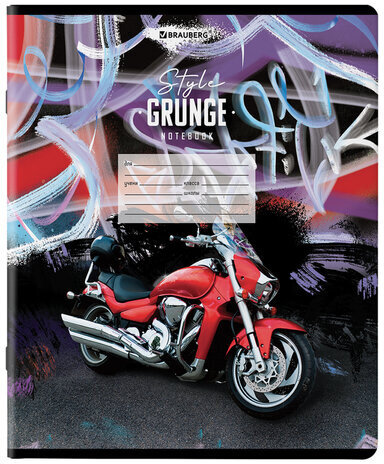 Тетради 18 л. КОМПЛЕКТ 10 шт. BRAUBERG, клетка, обложка картон, DRIVE, 106669