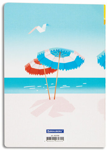 Тетради 40 л. в линию обложка SoftTouch, НАБОР 3 шт., бежевая бумага 70 г/м2, сшивка, А5 (147х210 мм), ПУТЕШЕСТВИЕ, BRAUBERG, 403799