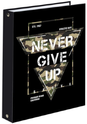 Тетрадь на кольцах А5 175х215 мм, 120 л., твердый картон, с разделителями, BRAUBERG, &quot;Credo&quot;, 404088