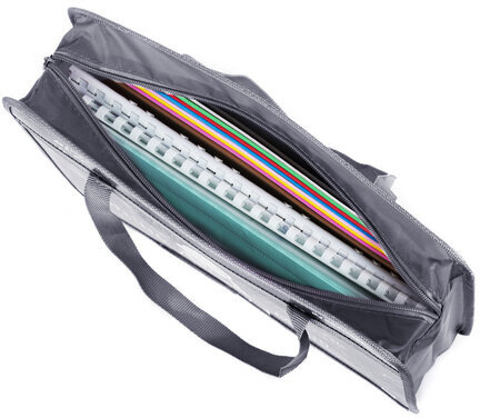 Папка на молнии с ручками BRAUBERG А4, 1 отделение, пластик, 80 мм, "Space trip", 270871