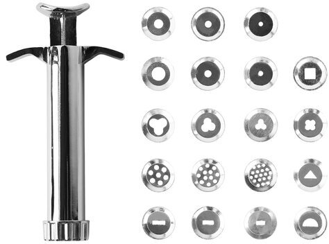 Экструдер для глины, металлический, 19 форм в комплекте, BRAUBERG ART CLASSIC, 271173