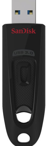 Флеш-диск 128 GB, SANDISK Cruzer Ultra, USB 3.0, черный, SDCZ48-128G-U46