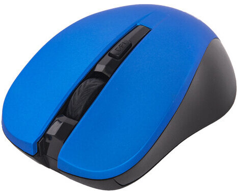 Мышь беспроводная с бесшумным кликом SONNEN V18, USB, 800/1200/1600 dpi, 4 кнопки, синяя, 513515