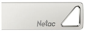 Флеш-диск 64 GB NETAC U326, USB 2.0, металлический корпус, серебристый, NT03U326N-064G-20PN