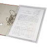 Папка-конверт с перфорацией BRAUBERG, А4, КОМПЛЕКТ 10 шт., до 50 листов, прозрачная, 0,15 мм, 227312