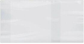 Обложка ПВХ для учебника ПИФАГОР, размер универсальный, прозрачная, плотная, 100 мкм, 230х450 мм, 227484