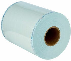 Рулон комбинированный плоский 250 мм х 200 м EUROTYPE, для ПАРОВОЙ/ГАЗОВОЙ стерилизации