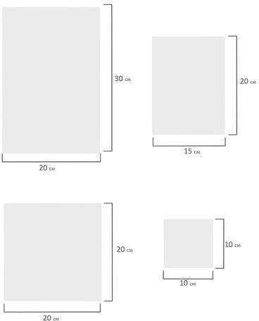Холсты на картоне НАБОР 30 штук в коробе, хлопок, грунт, 280 г/м2, BRAUBERG ART CLASSIC, 192663