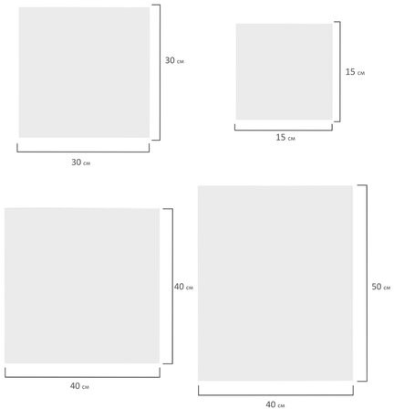 Холсты на картоне НАБОР 30 штук в коробе, хлопок, грунт, 280 г/м2, BRAUBERG ART CLASSIC, 192663