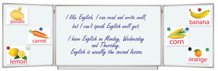 Доска магнитно-маркерная 3-х элементная 100х150/300 см, 5 рабочих поверхностей, белая, BRAUBERG, 231708