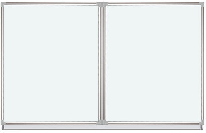 Доска магнитно-маркерная 3-х элементная 100х150/300 см, 5 рабочих поверхностей, белая, BRAUBERG, 231708