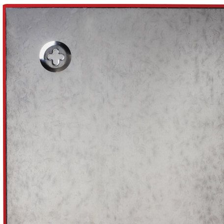 Доска магнитно-маркерная стеклянная 60х90 см, 3 магнита, КРАСНАЯ, BRAUBERG, 236749