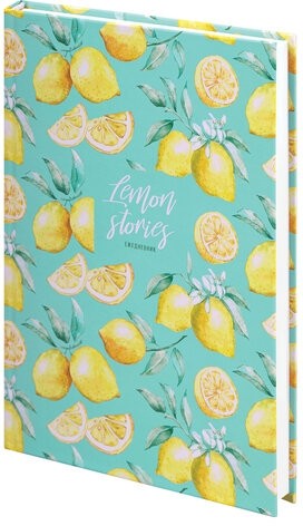 Ежедневник недатированный А5 (145х215 мм), ламинированная обложка, 128 л., STAFF, "Lemon Stories", 113529