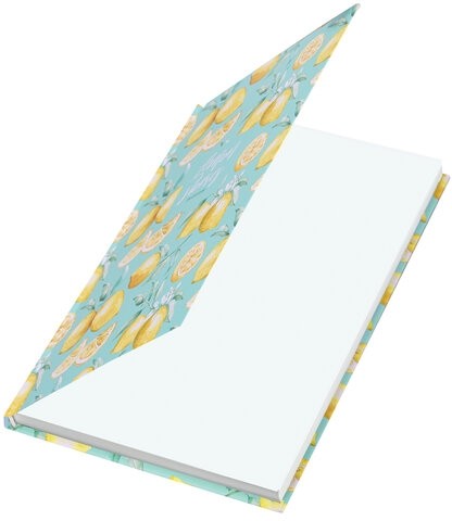 Ежедневник недатированный А5 (145х215 мм), ламинированная обложка, 128 л., STAFF, "Lemon Stories", 113529